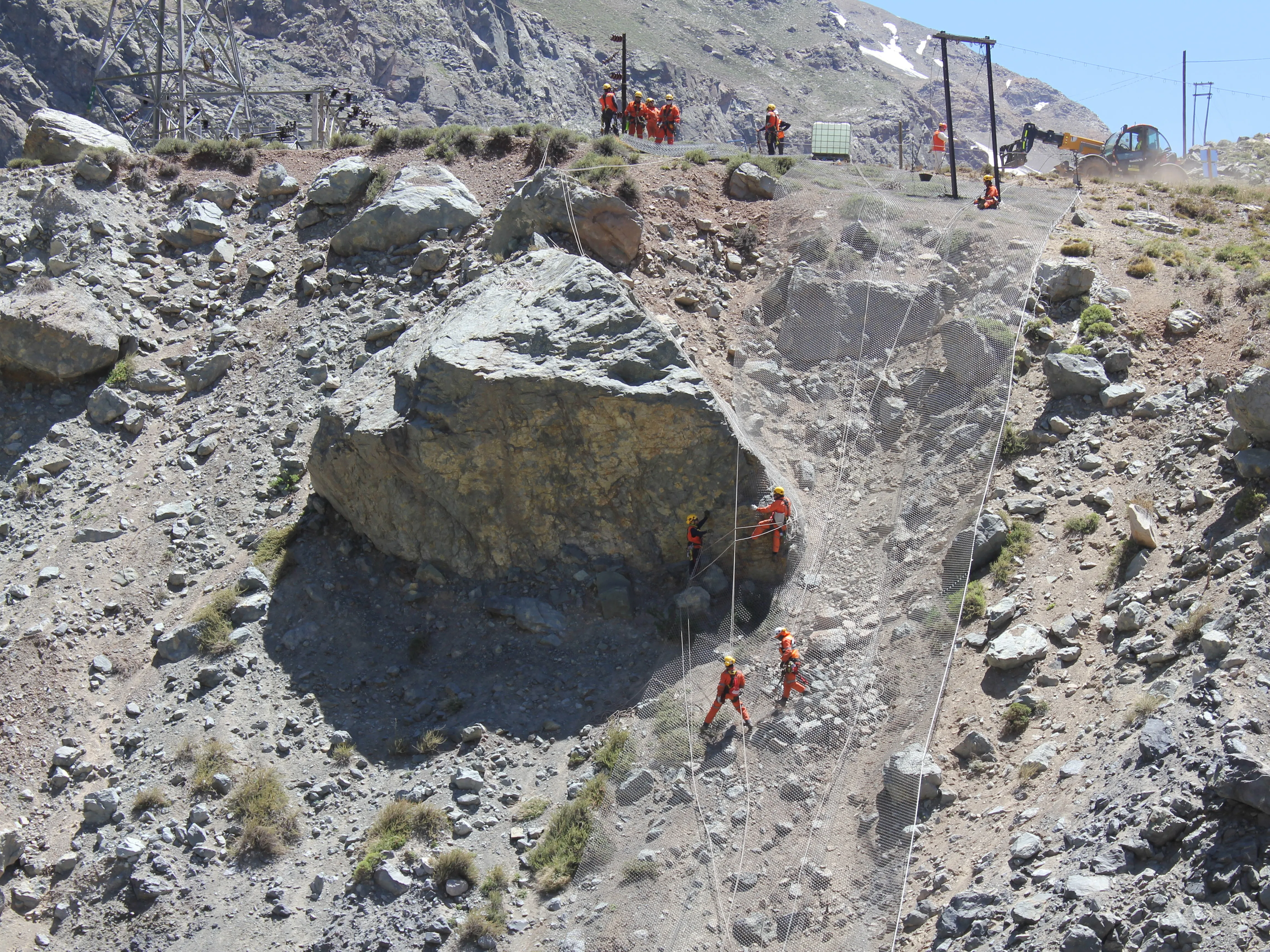 Control de Caída de Rocas